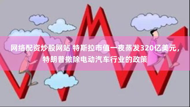 网络配资炒股网站 特斯拉市值一夜蒸发320亿美元，特朗普撤除电动汽车行业的政策