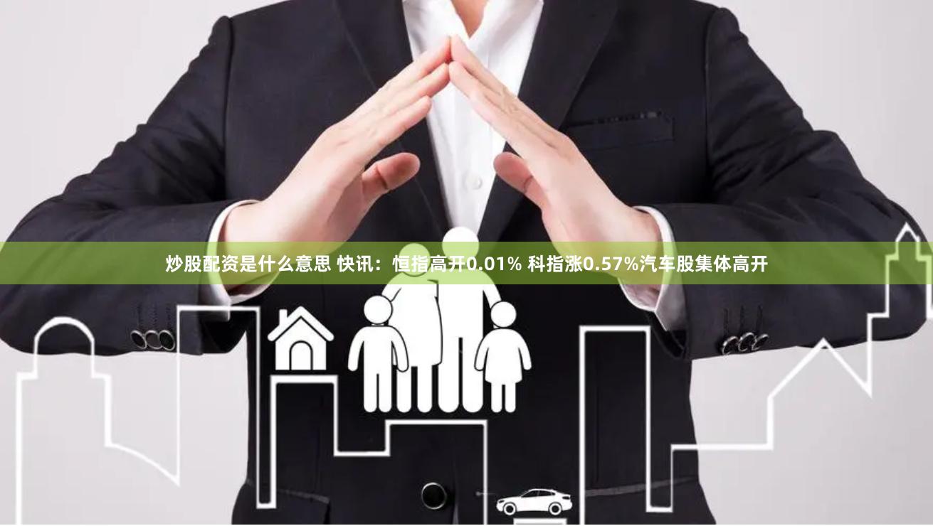 炒股配资是什么意思 快讯：恒指高开0.01% 科指涨0.57%汽车股集体高开