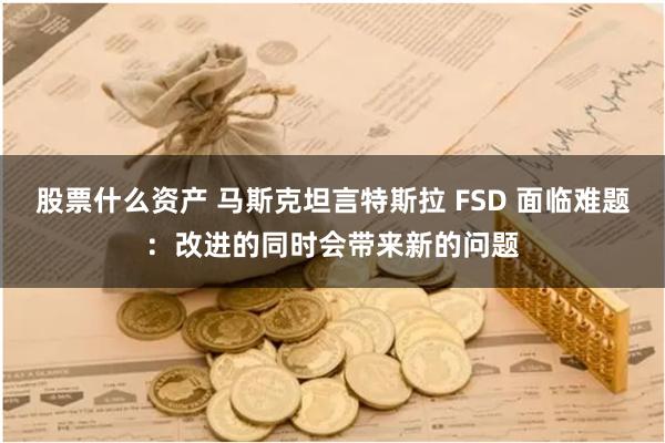 股票什么资产 马斯克坦言特斯拉 FSD 面临难题：改进的同时会带来新的问题